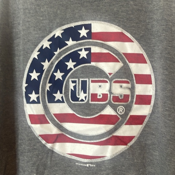 MLB x Fifth & Ocean Chicago Cubs Baseball Tank Top Gray Medium - Picture 1 of 10
